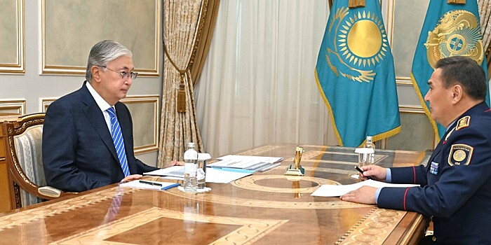 Токаев заслушал отчет главы МВД о борьбе с наркопреступностью и интернет-мошенничеством