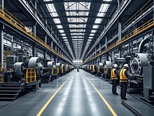 Ростех открыл новый участок с уникальным прессом для разработки авиадвигателей