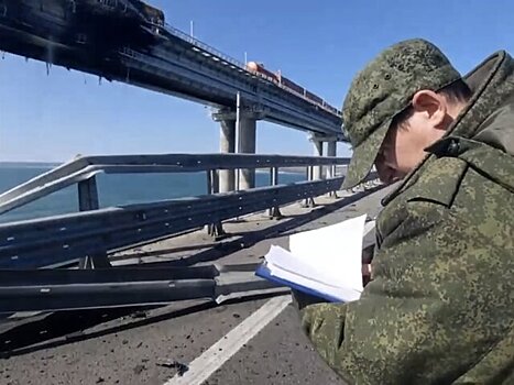 Железнодорожное сообщение по Крымскому мосту восстановят к вечеру