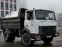 Уфимец уличил службу по благоустройству в незаконном складировании снега в Глумилино