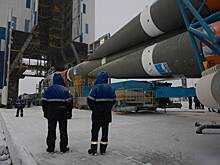 Ракету с российским радиолокационным спутником «Кондор-ФКА» № 2 вывезли на стартовый стол