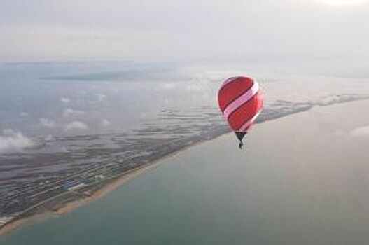 Аэронавты первыми в истории перелетели из Краснодарского края в Крым