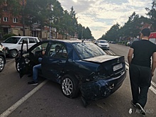 Молодая кемеровчанка оказалась в больнице после ДТП в центре города