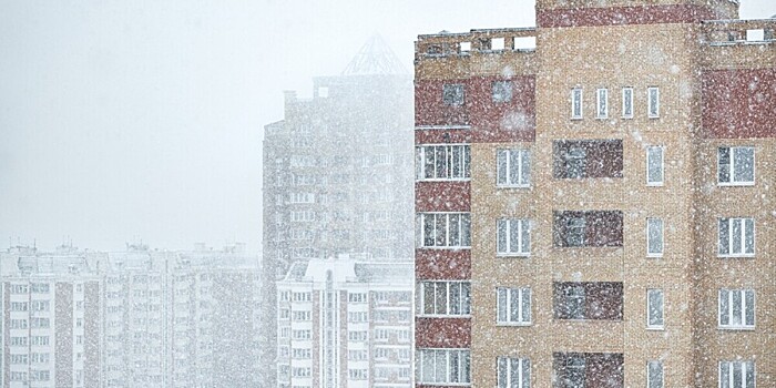 Москвичей предупредили о мокром снеге и порывистом ветре