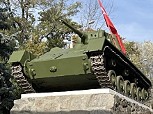 Танк Т-70 вернулся в Мелитополь после реставрации в Петербурге