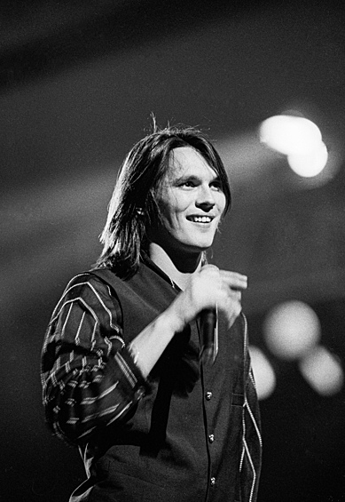 Влад Сташевский во время выступления, 1996 год