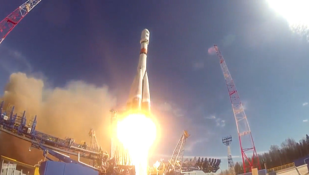 «Союз 2-1Б» запускает новейший спутник «Тундра»