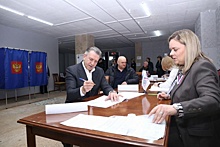 Спикер Заксобрания Новосибирской области проголосовал на выборах президента РФ