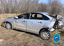 11 апреля в Самарской области пенсионер на Nissan разбился насмерть