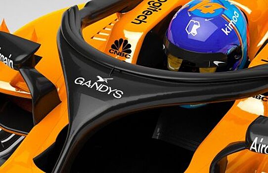 Лого McLaren на тапочках Gandys и спонсорская наклейка Gandys на болиде McLaren? Да!