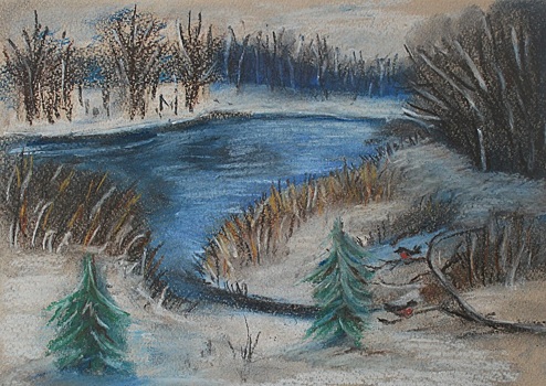 В Мосприроде подвели итоги конкурса рисунка «Зима на природных территориях»