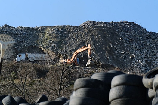 В Ялте закрыли полигон строительного мусора из-за оползня