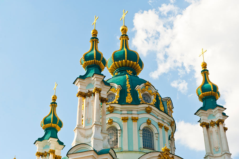 Андреевская церковь, Киев, Украина, Европа