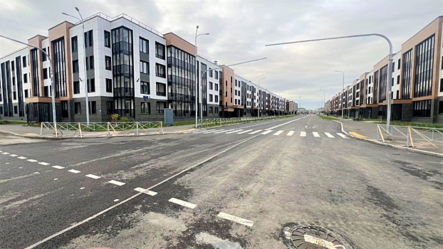 В Пушкинском районе построили новую улицу