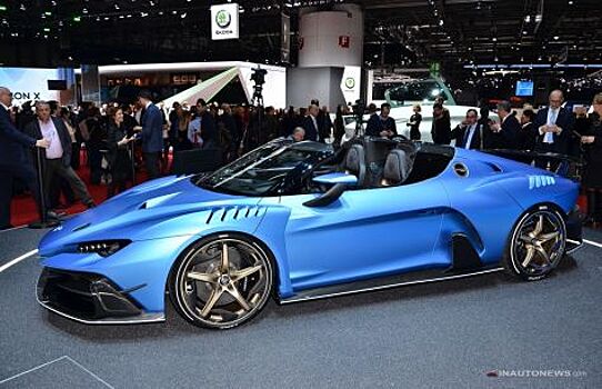 На мотор-шоу в Женеве презентовали Italdesign Zerouno с открытым верхом и двумя версиями крыши