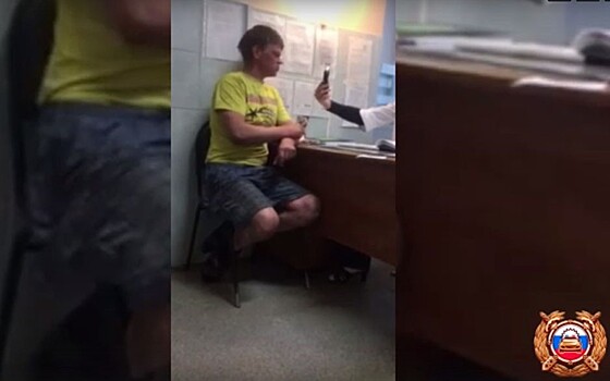 Пьяный водитель, пытаясь провести полицейских и врачей, вдыхал воздух