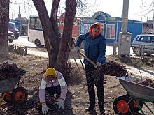 В Рубцовске идёт месячник санитарной очистки города