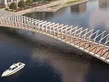 Мост через затон Новинки готов на 40% – Бочкарев