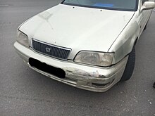 Водитель Toyota Camry попытался проскочить за грузовиком и попал в ДТП