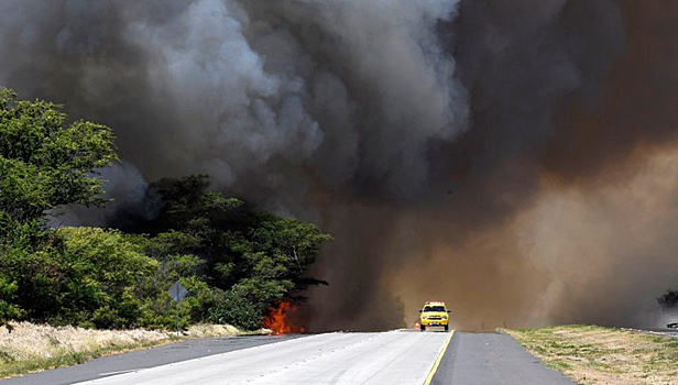 Режим ЧС объявлен на Гавайях из-за крупного природного пожара