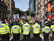 В Лондоне полиция провела задержания на акции в поддержку Palestine Action