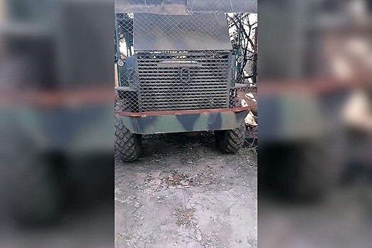 Переделанную в машину для штурмовиков "Шишигу" сняли на видео