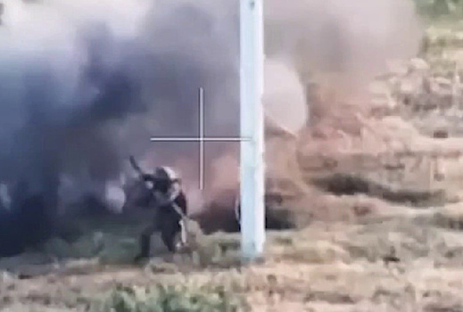 Боец ВС РФ, увернувшийся семь раз от дронов-камикадзе ВСУ, попал на видео