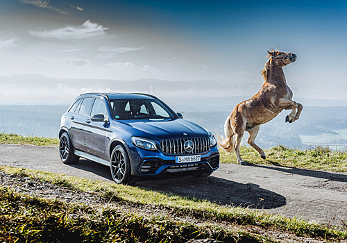 3,8  секунды до сотни: тест-драйв AMG GLC 63 S