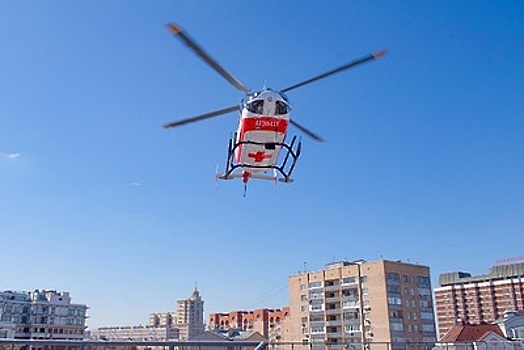 Пожилую пациентку с инсультом доставили в больницу Москвы вертолетом