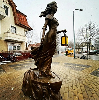 В Зеленоградске появилась новая скульптура