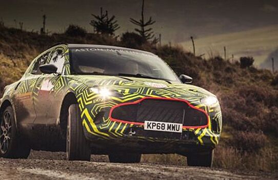 Компания Aston Martin опубликовала первый тизер нового кроссовера