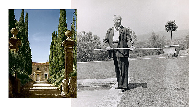 Прогулка во времени: взгляните на сказочное поместье Кристиана Диора Коль Нуар сейчас и 70 лет назад