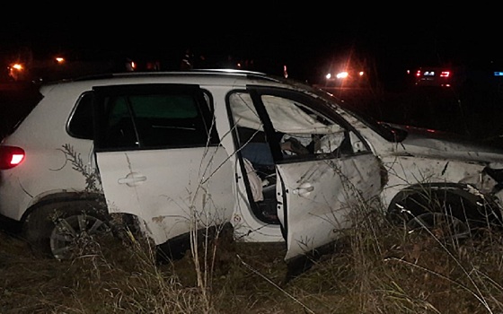 Под Михайловым водитель Volkswagen Tiguan вылетел с трассы «Каспий» и погиб