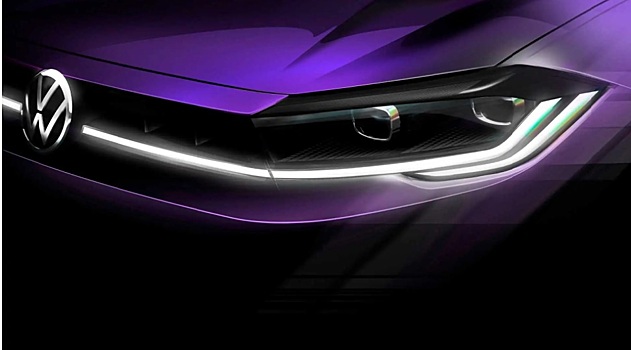 Volkswagen Polo 2021 демонстрирует новую оптику перед показом 22 апреля