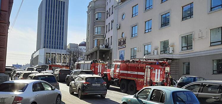 Пробки и эвакуация в центре Хабаровска оказались учебными