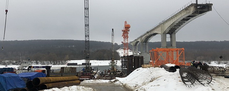 В Подмосковье мост через Оку на трассе «Дон» отремонтировали на 20%