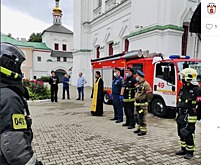 В Николо-Перервинском монастыре прошли учения МЧС