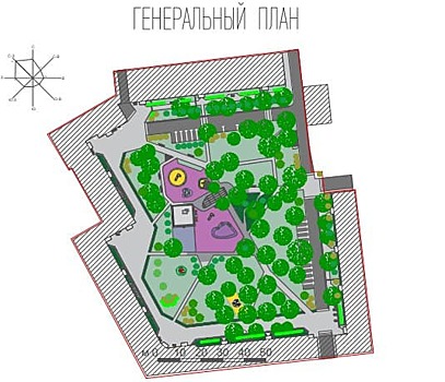 Студент колледжа создал свой вариант благоустройства двора в Петровско-Разумовском проезде
