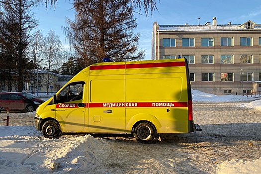 Снег упал на 8-летнюю девочку с крыши магазина в Новосибирске