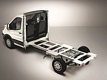 Ford представил скелет шасси на базе модели Transit