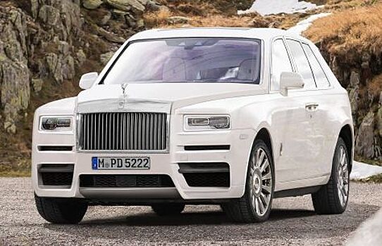 Самый роскошный внедорожник в мире Rolls-Royce весом в 2,7 тонны.