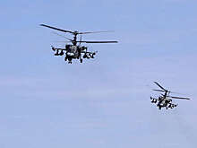 МО РФ: экипаж Ка-52 поразил авиаракетами бронетехнику ВСУ в Курской области