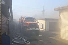 Пожарные локализовали возгорание сухой травы и гаражей в Адыгее на 600 кв. м
