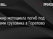 Пассажир мотоцикла погиб под колесами грузовика в Горелово