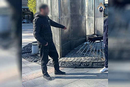 В Туле пьяный иностранец потушил Вечный огонь, справив на него нужду