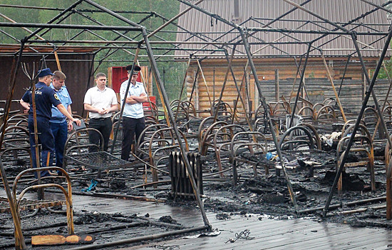 Дети рассказали о пожаре в лагере под Хабаровском