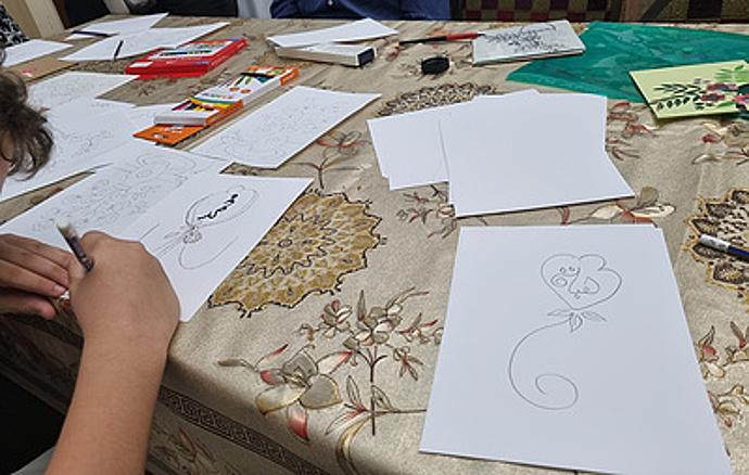 В "Русском доме" в Каире провели мастер-класс по созданию татарского шамаиля