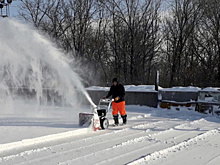 На дороги Сызрани для расчистки снега выведена дополнительная техника