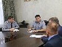 Начальник УФСИН России по Омской области Сергей Балдин провел рабочую встречу с руководителем Омской энергосбытовой компании Юрием Барановым