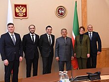 Раис Татарстана обсудил развитие сотрудничества с гендиректором "МегаФона"